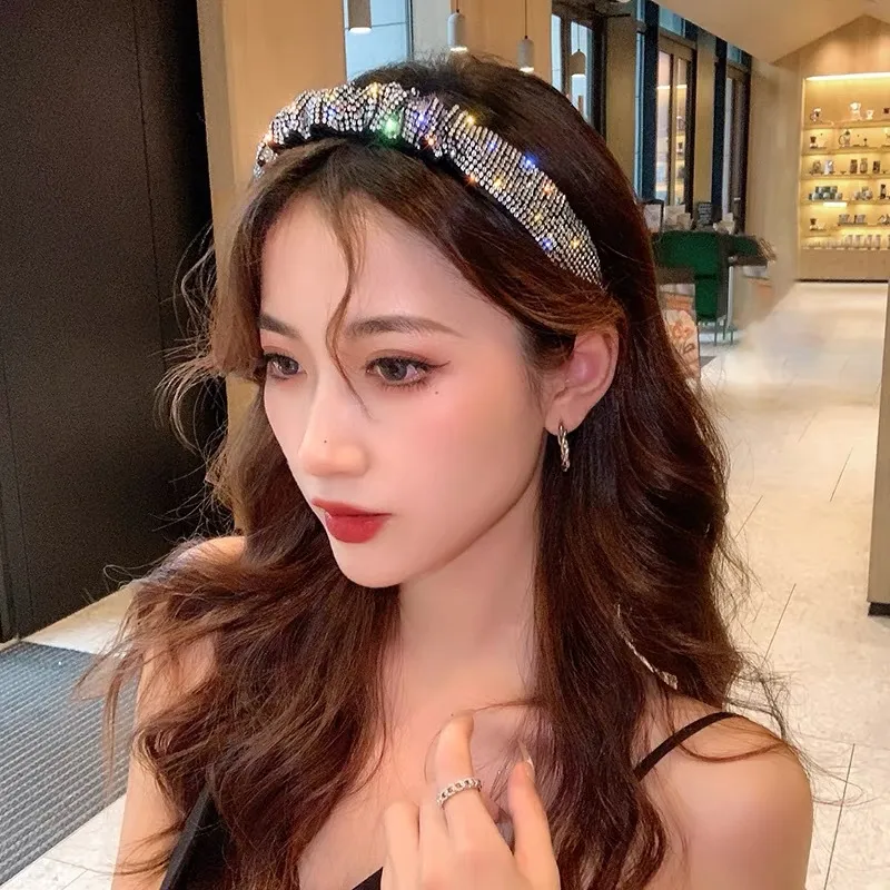 AXC-con Strass-12pz Cerchietti per Capelli