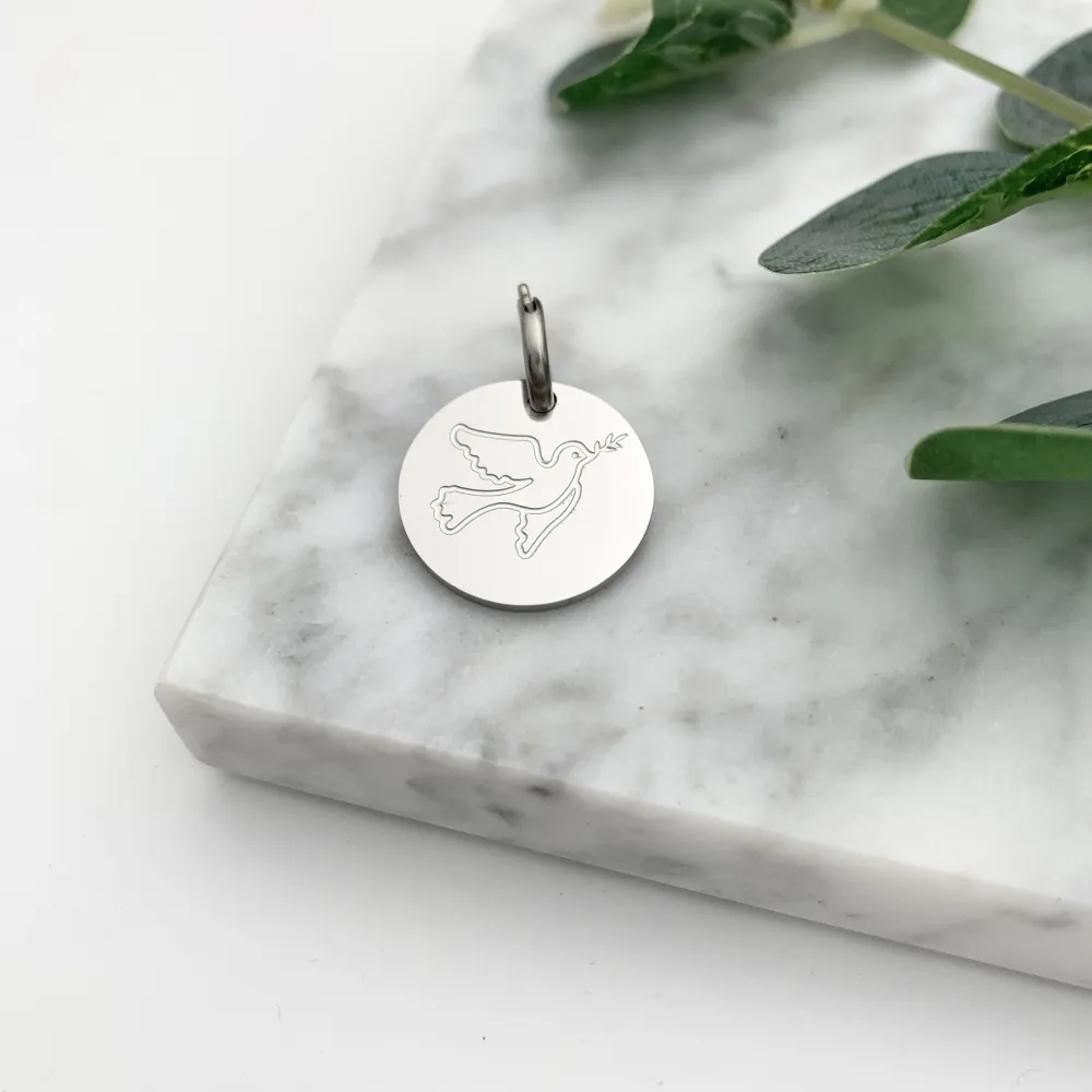 CIO4122-Colombo- Ciondolo in Acciaio