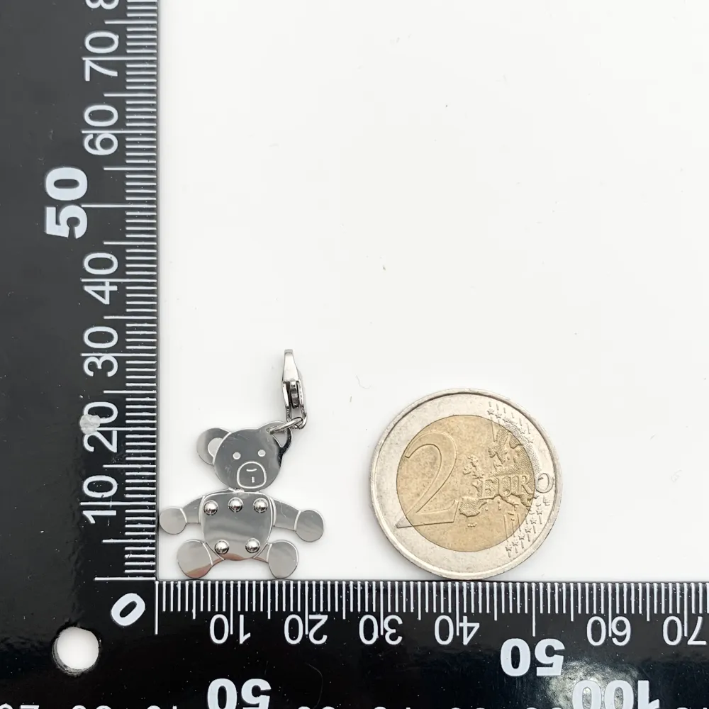 CIO4126-Orsetto - Ciondolo in Acciaio