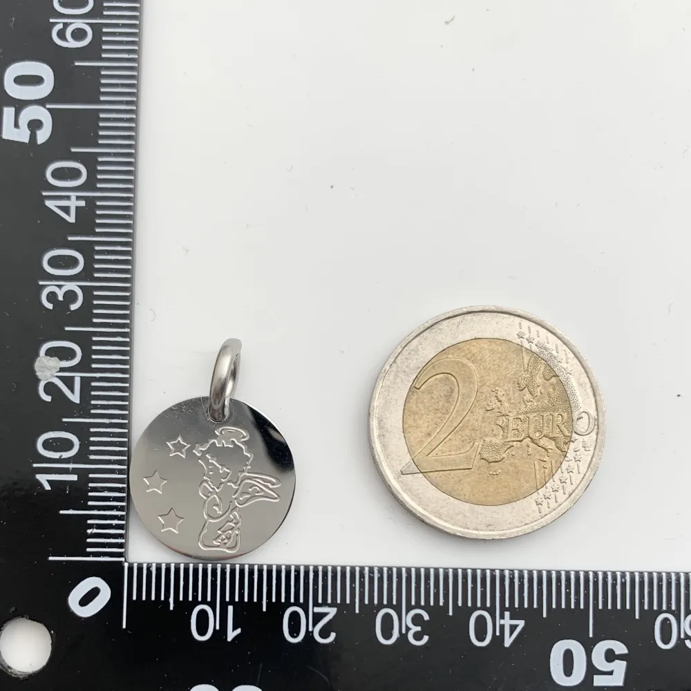 CIO4127-Angelo - Ciondolo in Acciaio