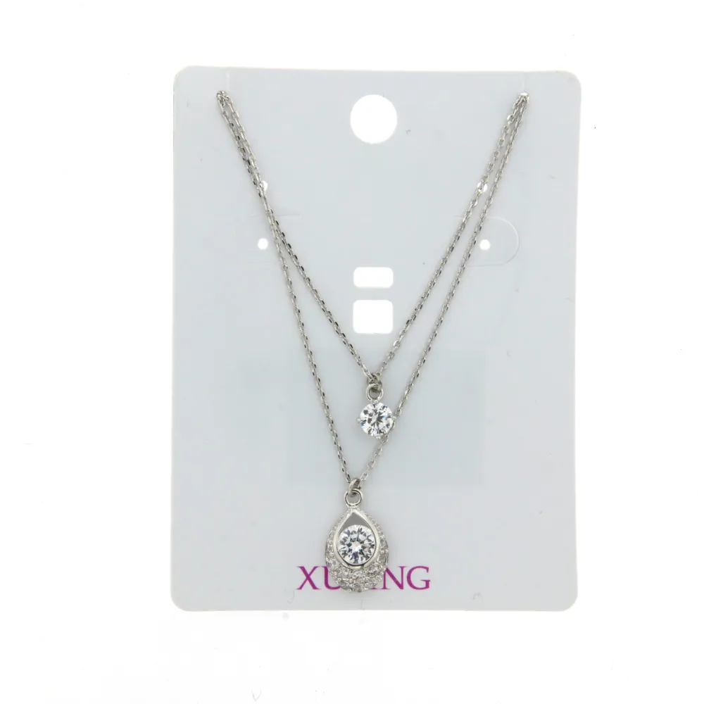 [CMC6675-Punto Luce e Goccia-Collana Girocollo con Zirconia] CMC6675-Punto Luce e Goccia-Collana Girocollo con Zirconia