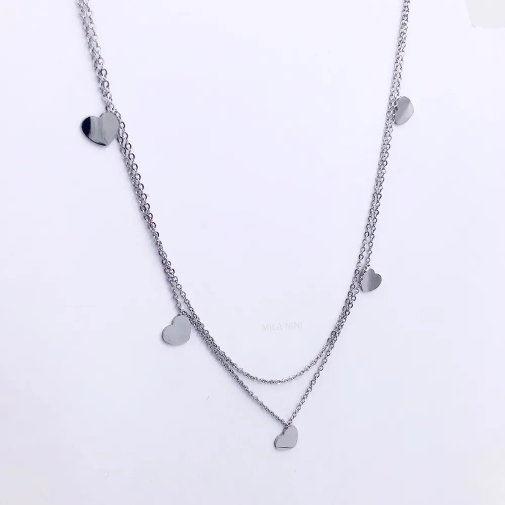 Cuore  fine Multifilo  - Collana 4558 (ac ci ai o)