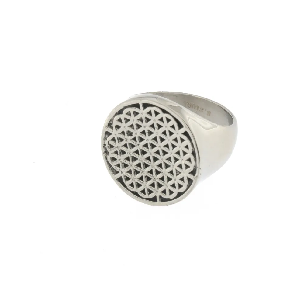 Fiore della Vita - Anello da Uomo