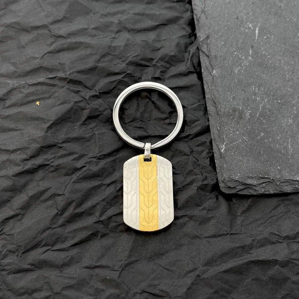 Placchetta-Portachiave da Uomo in Acciaio - PO-600-H229