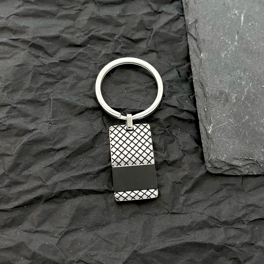 [PO-600-H230] Placchetta-Portachiavi da Uomo in Acciaio - PO-600-H230