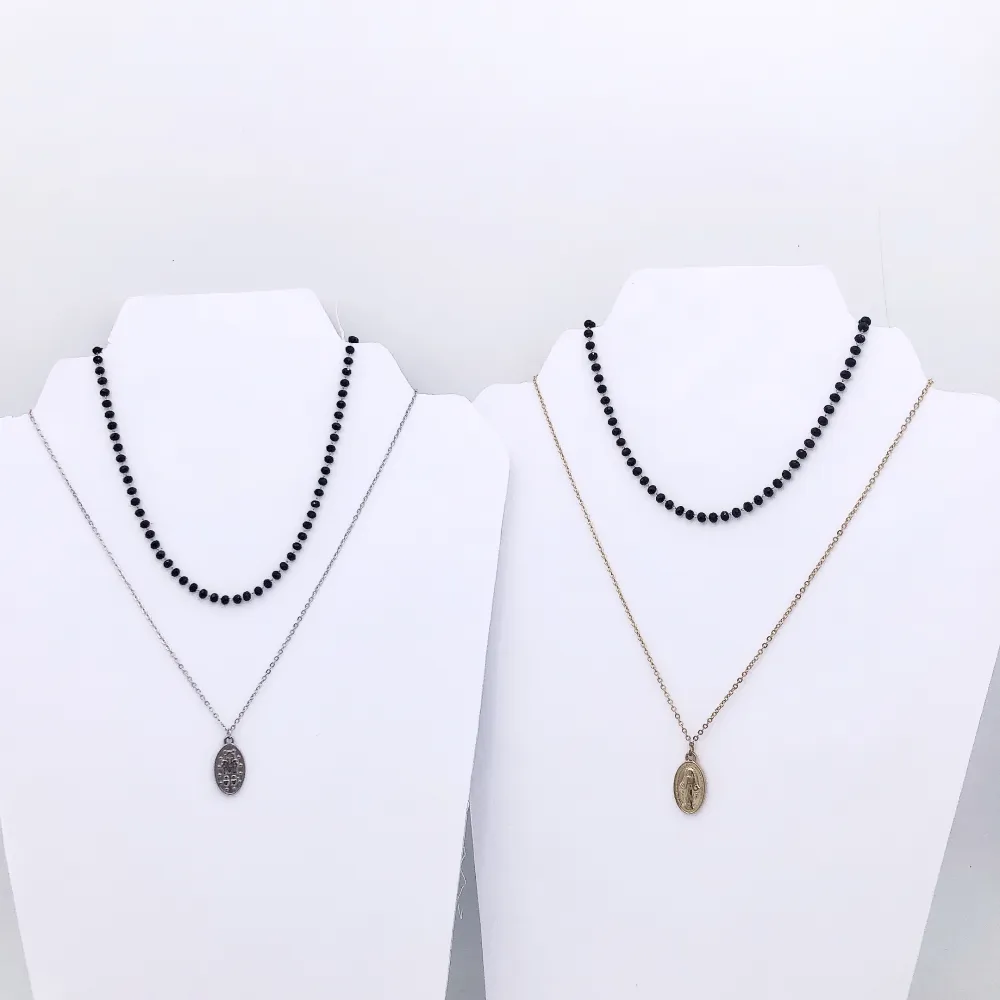 VCAC Madonina  catena rosario 6623  - Collana acciaio (ac ci ai o)