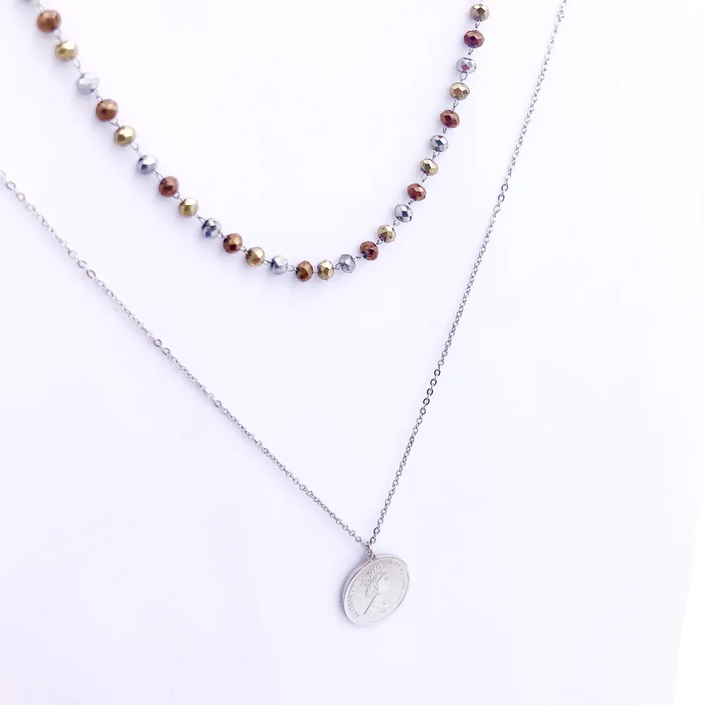 VCAC Monetta rosario doppiofilo 6730  - Collana acciaio (ac ci ai o)