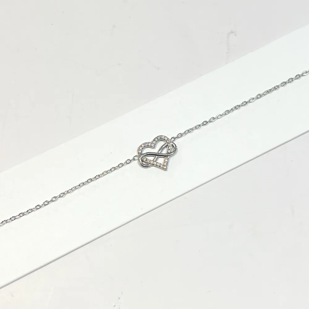 Cuore Infinito-Bracciale in Acciaio - BR-795-15171 (Argento)