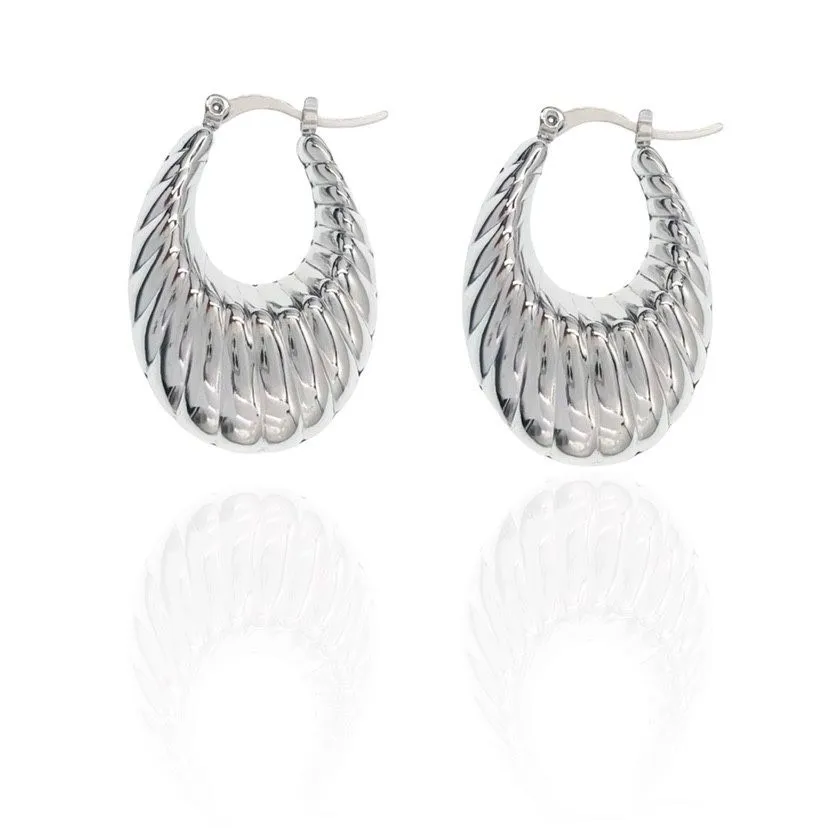 Cerchio-Orecchini in Acciaio - OR-413-1011