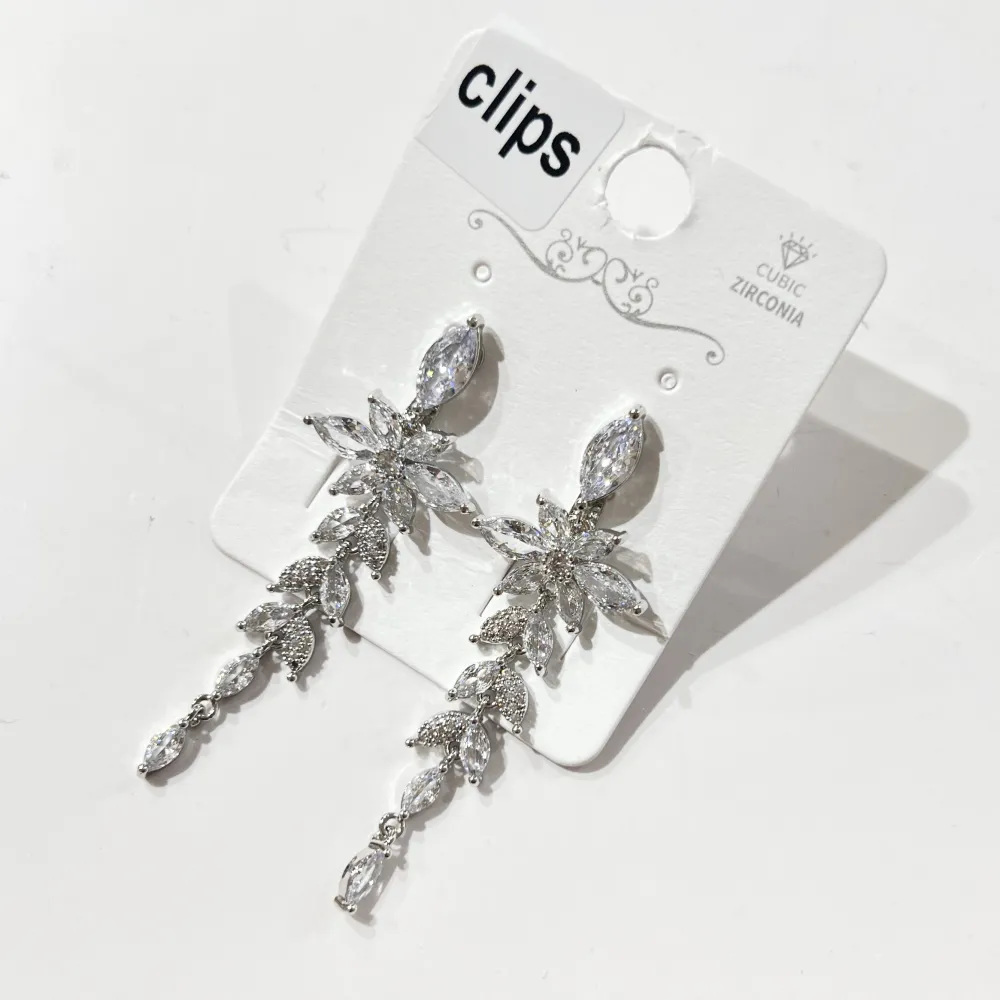 Pendente con Foglia -Orecchini a Clip - OR-506-424J