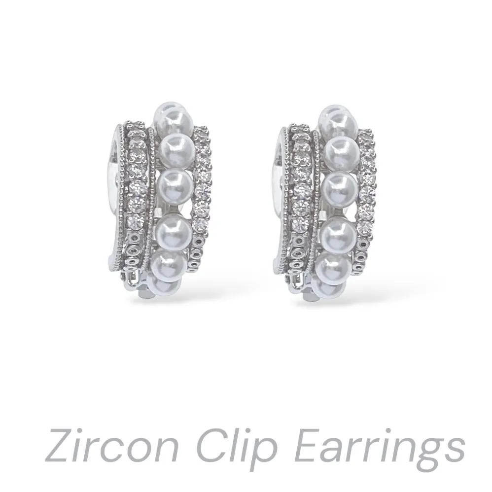 Cerchio con Perla-Orecchini a Clip - OR-506-435