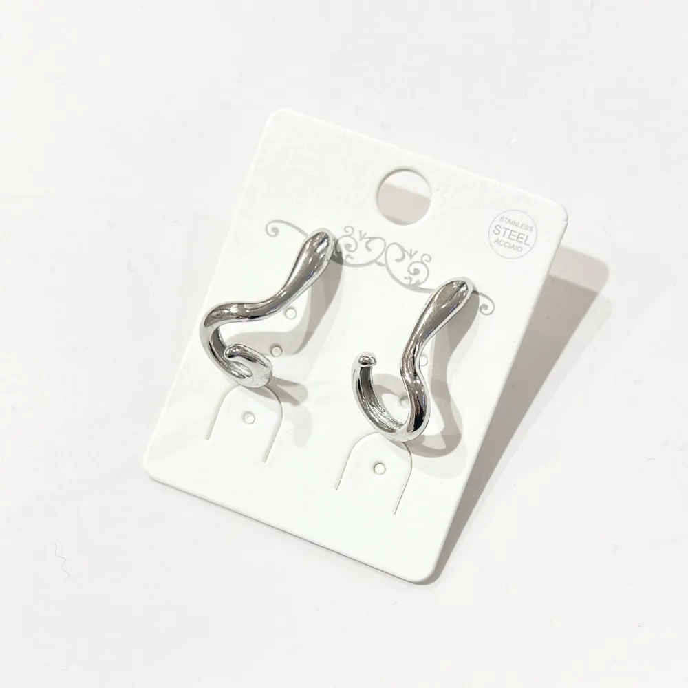 Filo serpente-Orecchini in Acciaio - OR-774-100