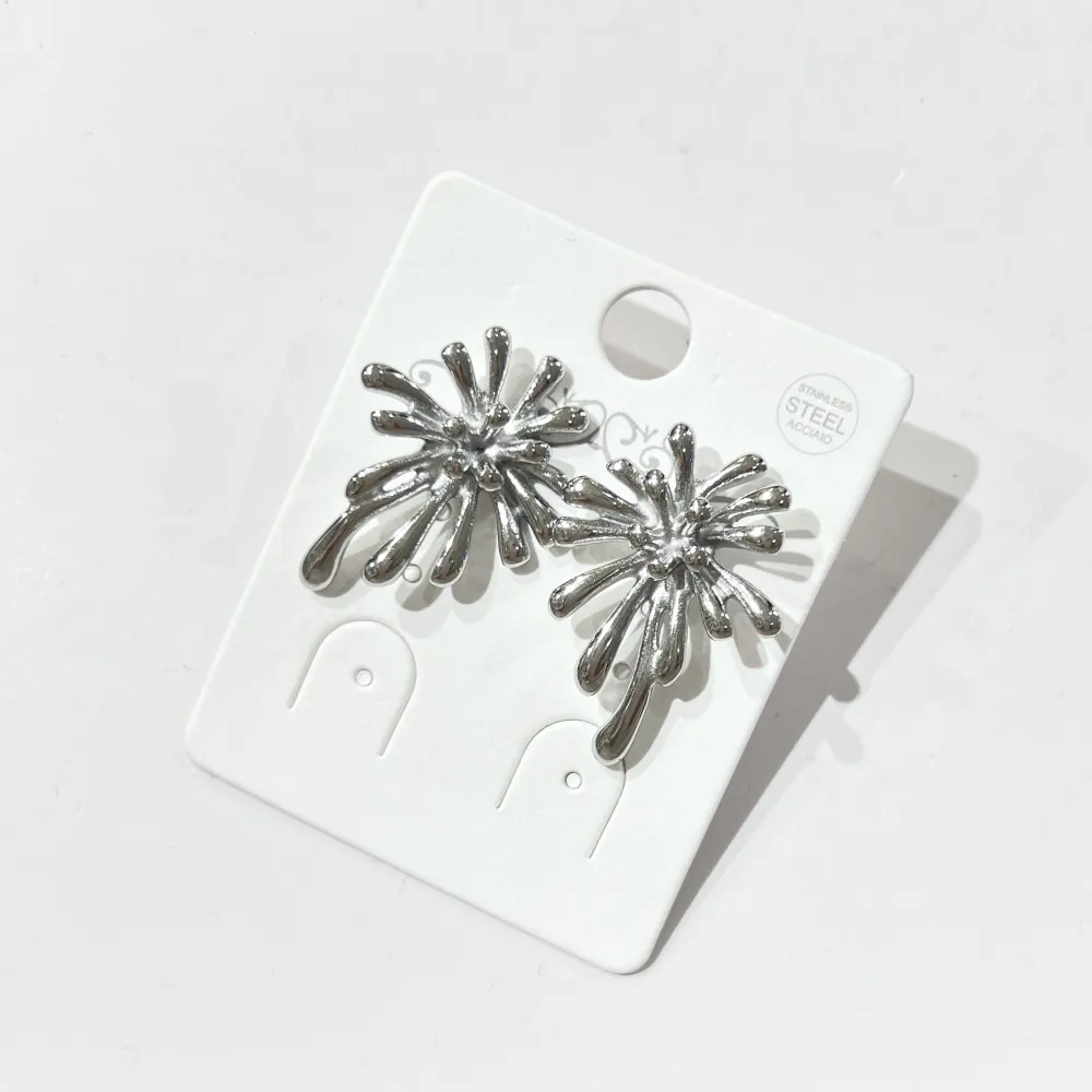 Fiore-Orecchini in Acciaio - OR-774-103