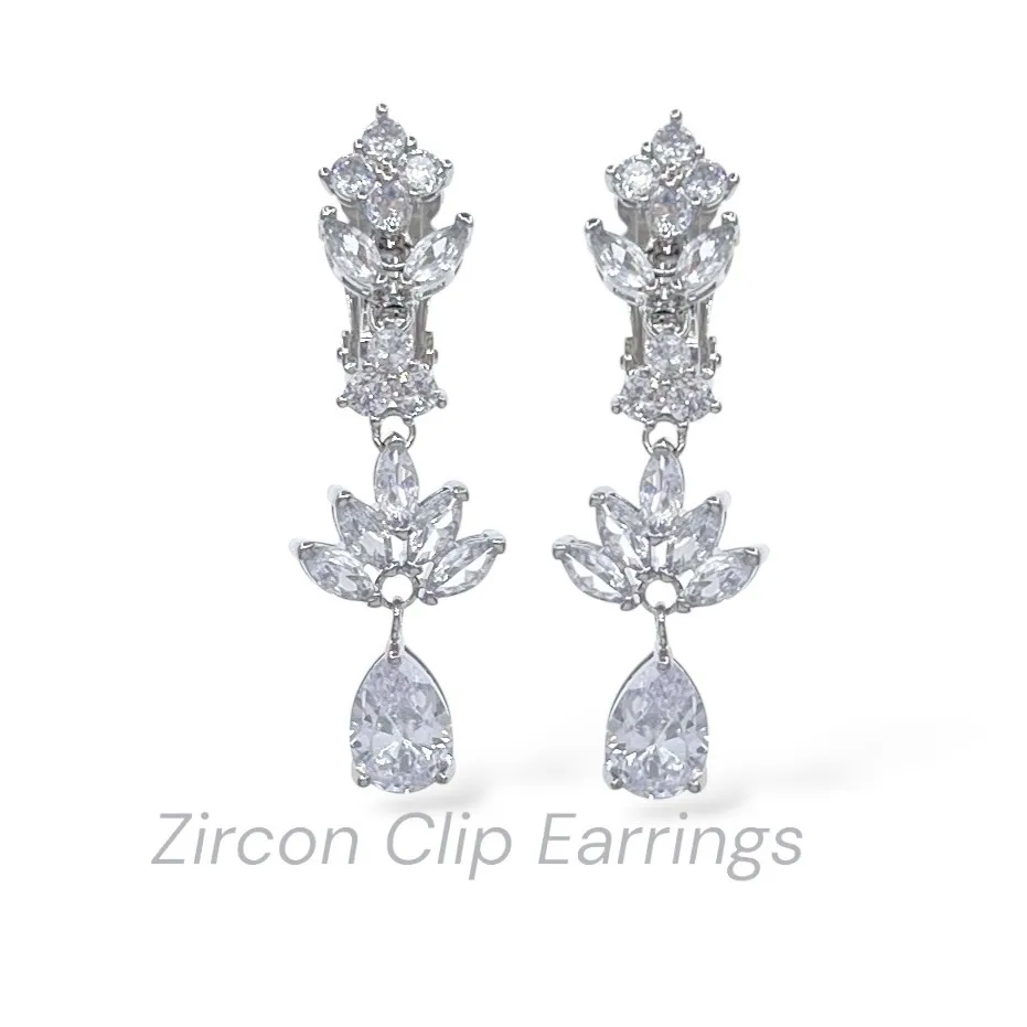 Pendente con Goccia-Orecchini a Clip - OR-506-416J