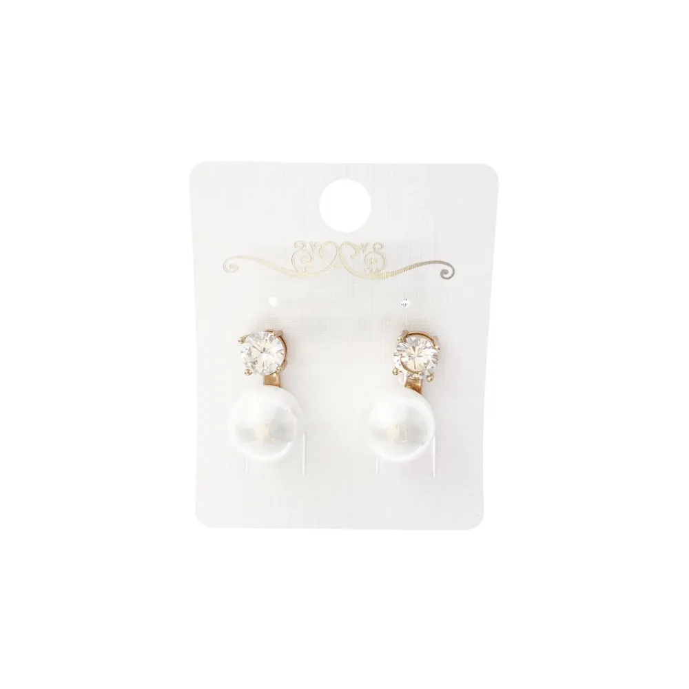 P.luce Perla 12 mm- Orecchini a Clip - OR-TEH0540 12mm