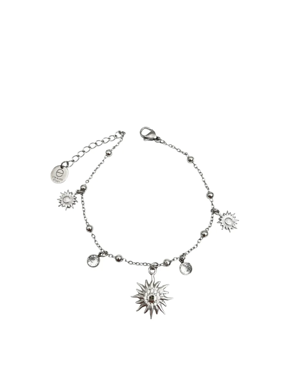 Sole - Bracciale in acciaio  - BR-103-AA6195B