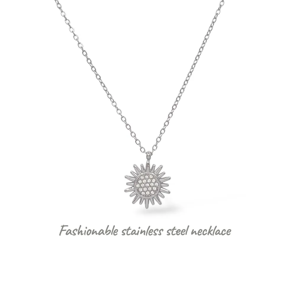 Sole-Collana Corta in Acciaio - CL-795-10537