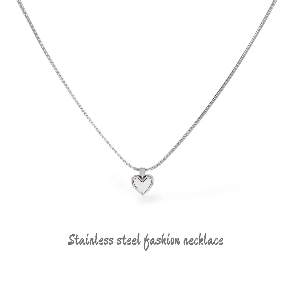 Cuore -Collana Lunga in Acciaio - CL-413-3753