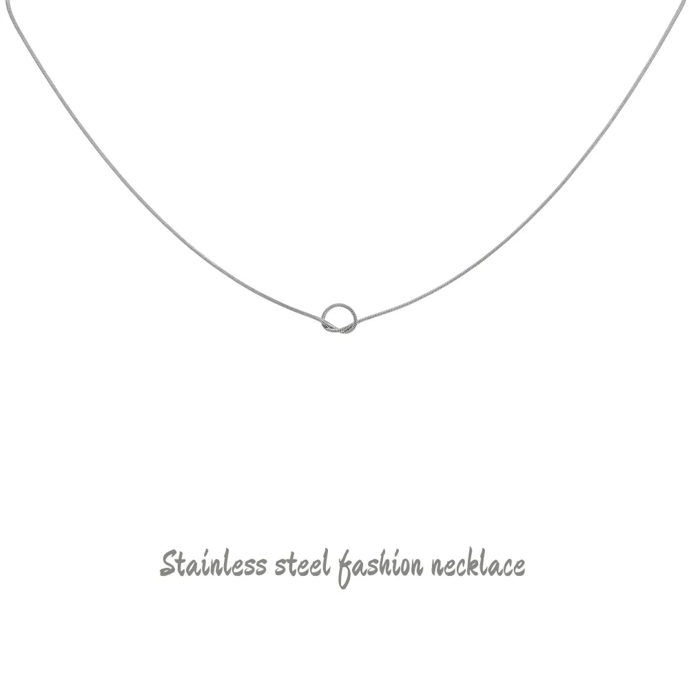 Nodo-Collana corta in Acciaio - CL-413-3794