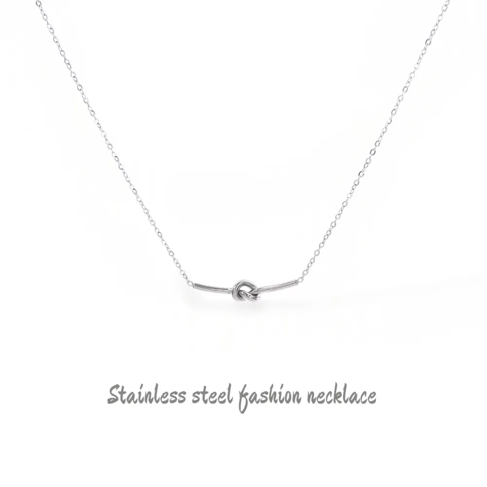 Nodo-Collana Corta in Acciaio - CL-413-3795