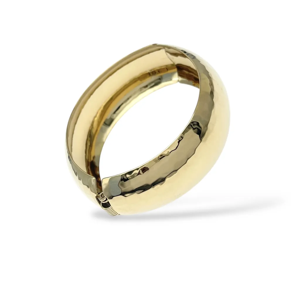 Bracciale Rigido in Acciaio - BR-103-AA6157B (Oro Giallo)