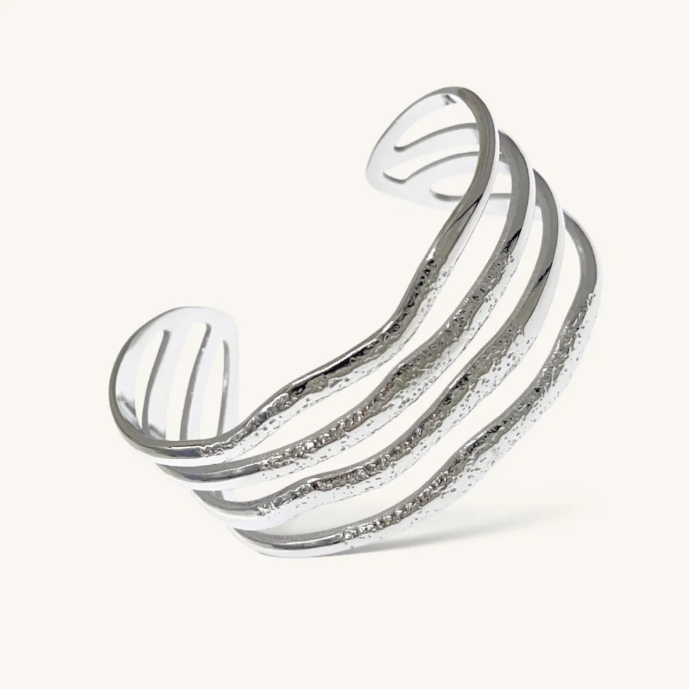 Catena - Bracciale Rigido in Acciaio - BR-413-6263