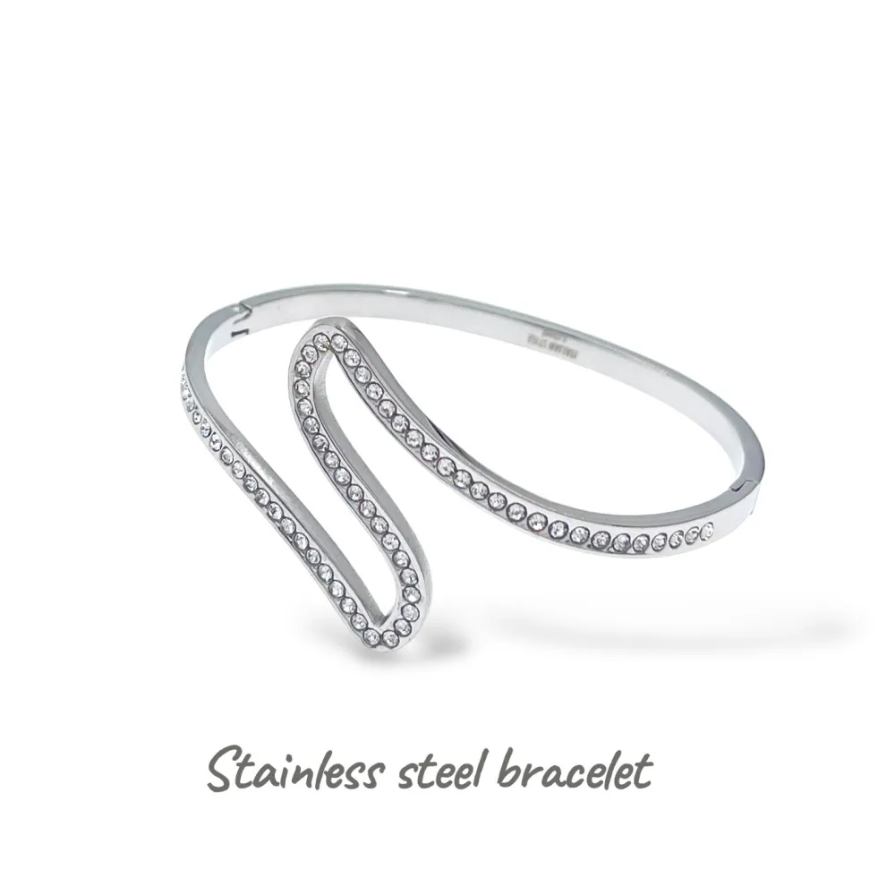 Onda-Bracciale Rigido in Acciaio - BR-413-9480