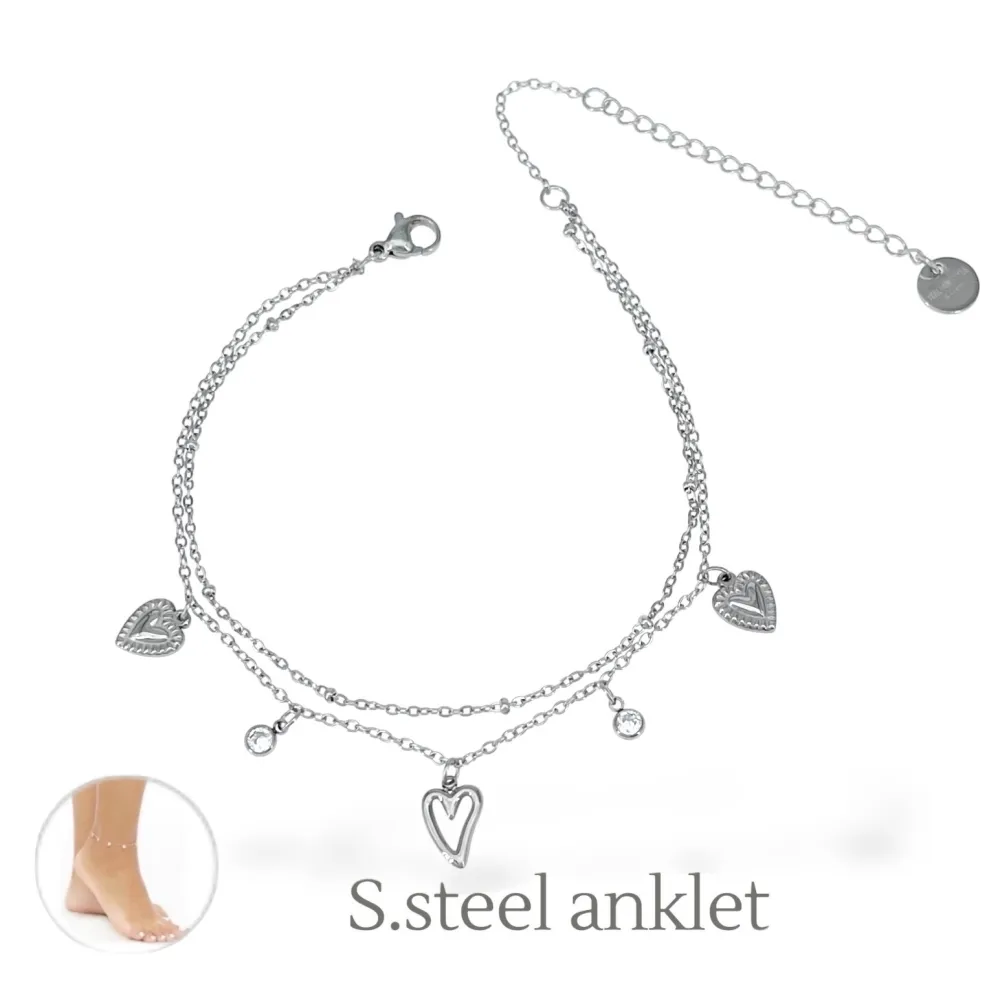 Cuore- Cavigliera in Acciaio - CV-413-575