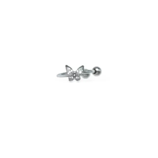 Farfalla -Orecchini in Acciaio - OR-103-AA6955 (Argento)