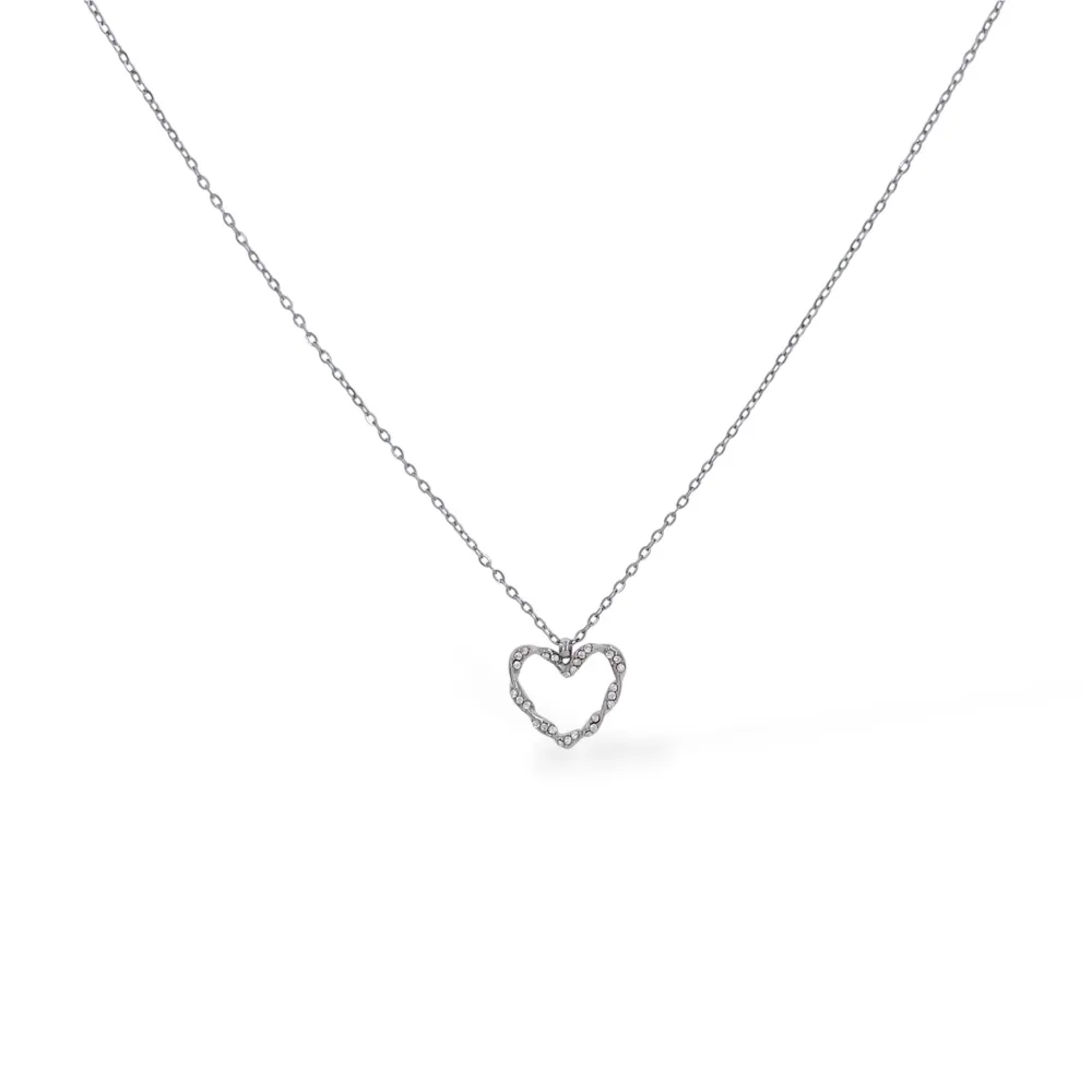 Cuore-Collana Corta in Acciaio - CL-795-10587