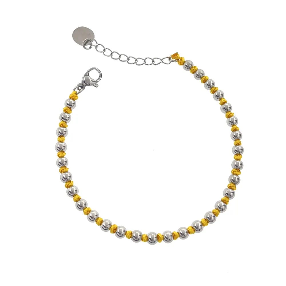 Nodo Pallina - Bracciale in Acciaio - BAC-103-AA2475B