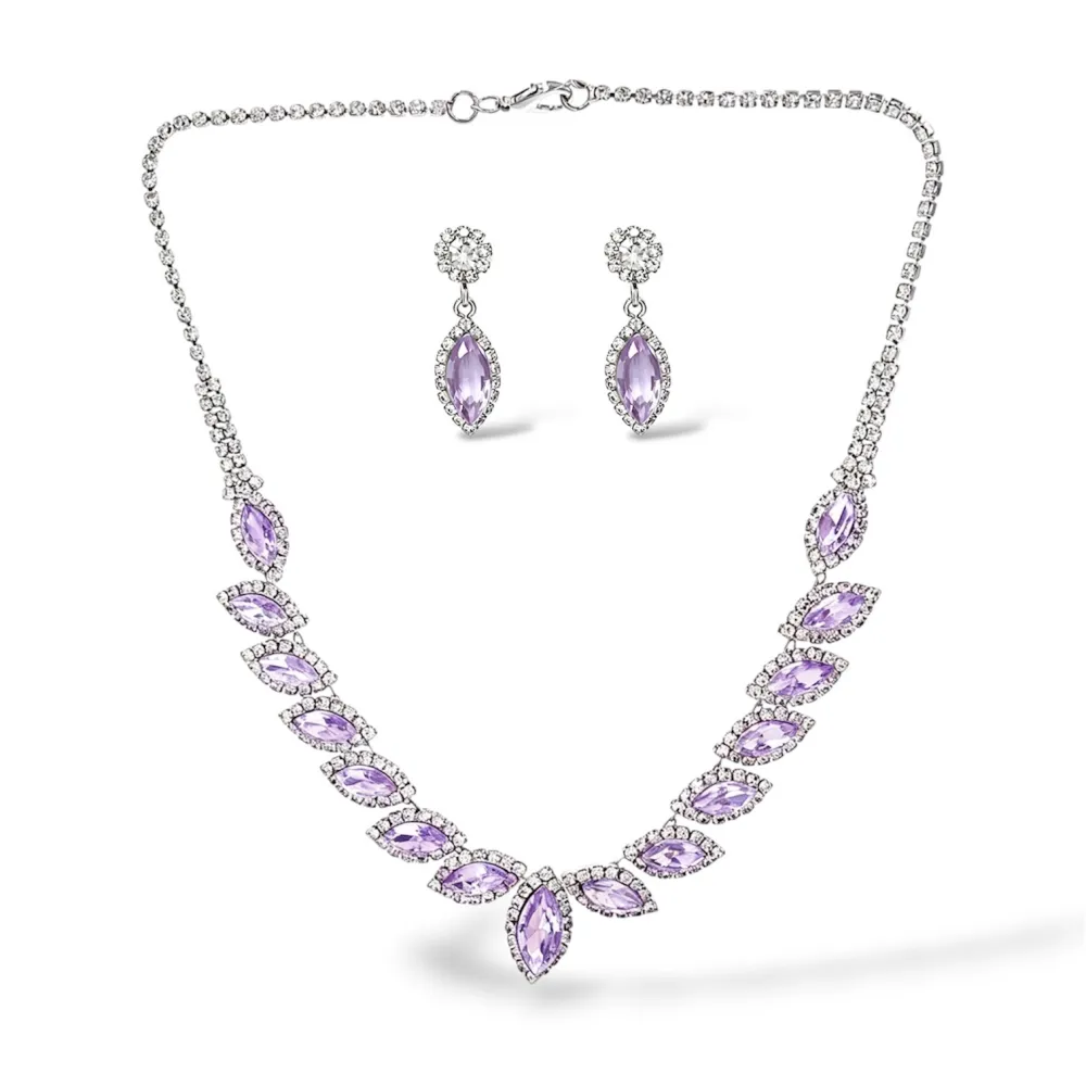 Set Collana-Orecchini Moda in Ottone - SET-321-97
