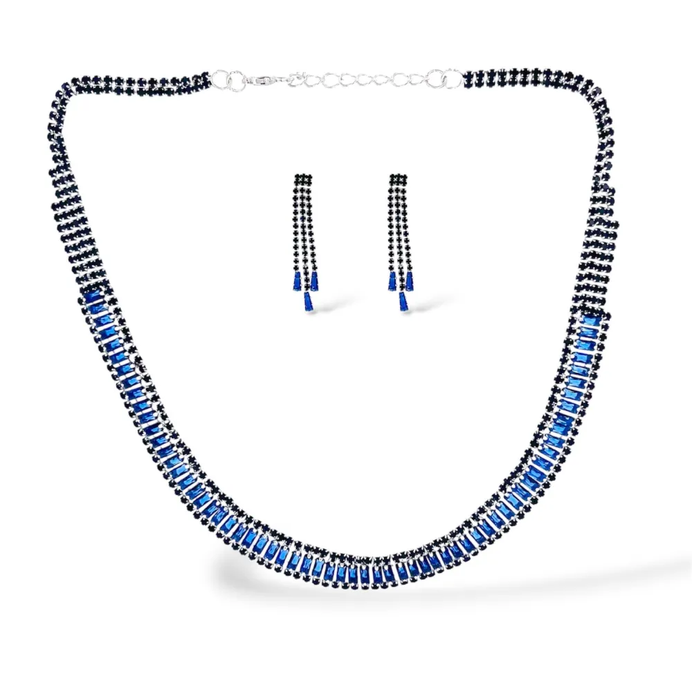 Set Collana-Orecchini Moda in Ottone - SET-416-L32