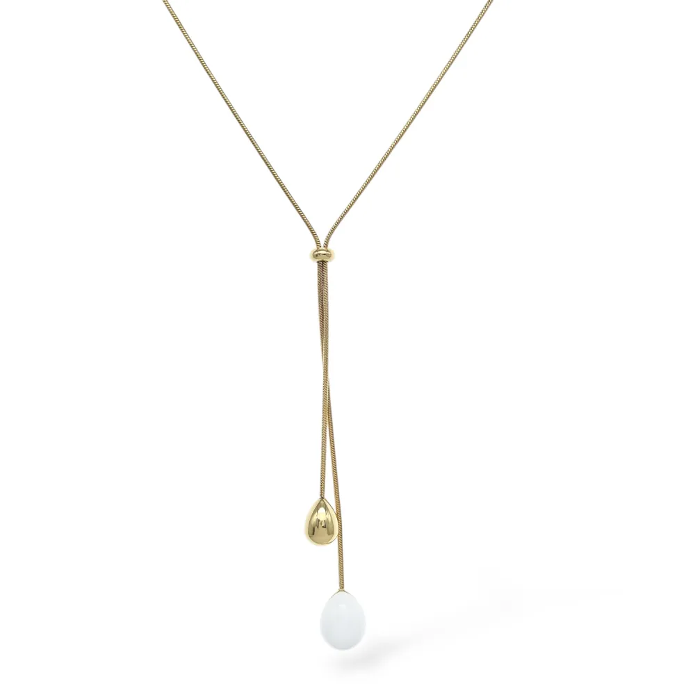 Collana lunga regolabile in Acciaio - CL-103-AA6302N