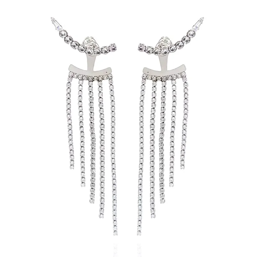Linea zirconia con Napine-Orecchini Moda - OMM-705-12