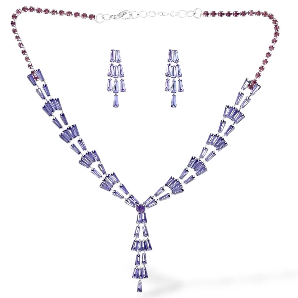 Set Collana-Orecchini Moda in Ottone - SET-416-L33