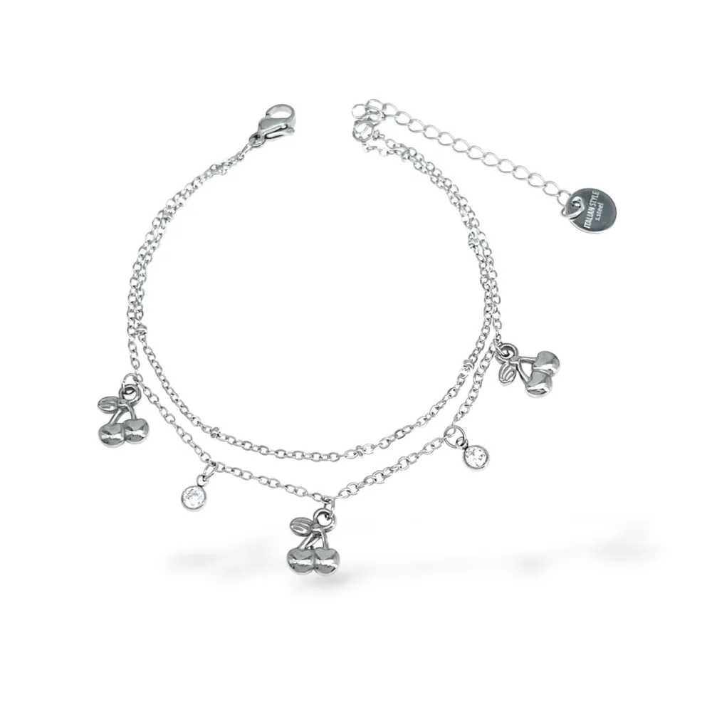 Ciliegia-Bracciale in acciaio - BR-413-3266