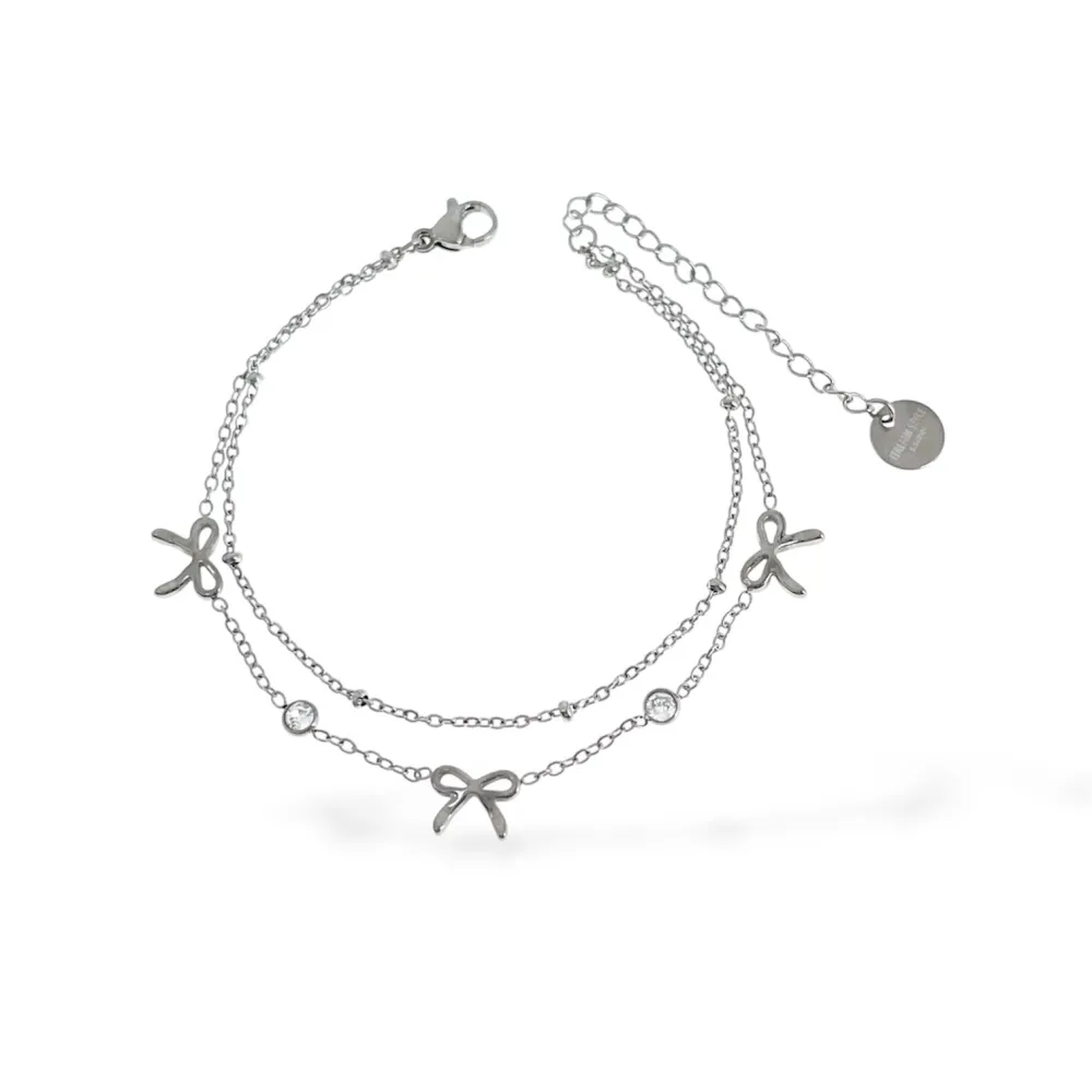 Fiocco-Bracciale in acciaio - BR-413-3268