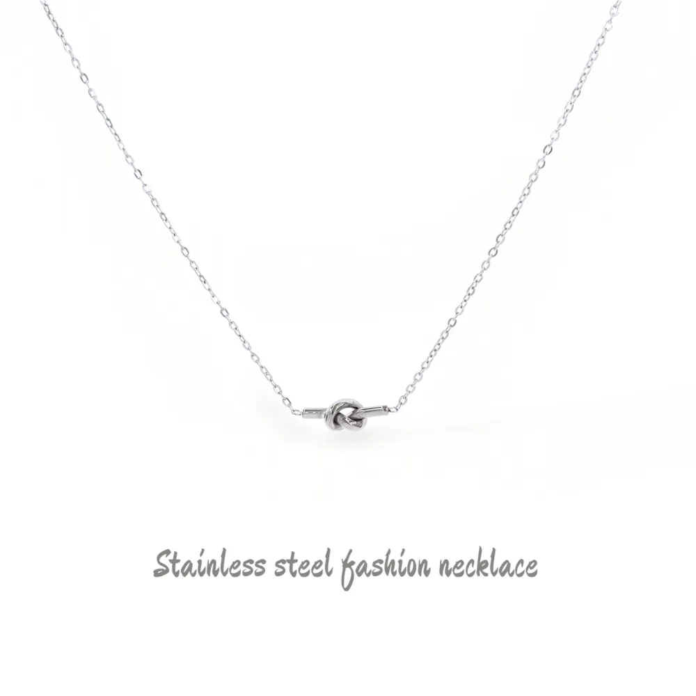 Nodo-Collana corta in Acciaio - CL-413-3797