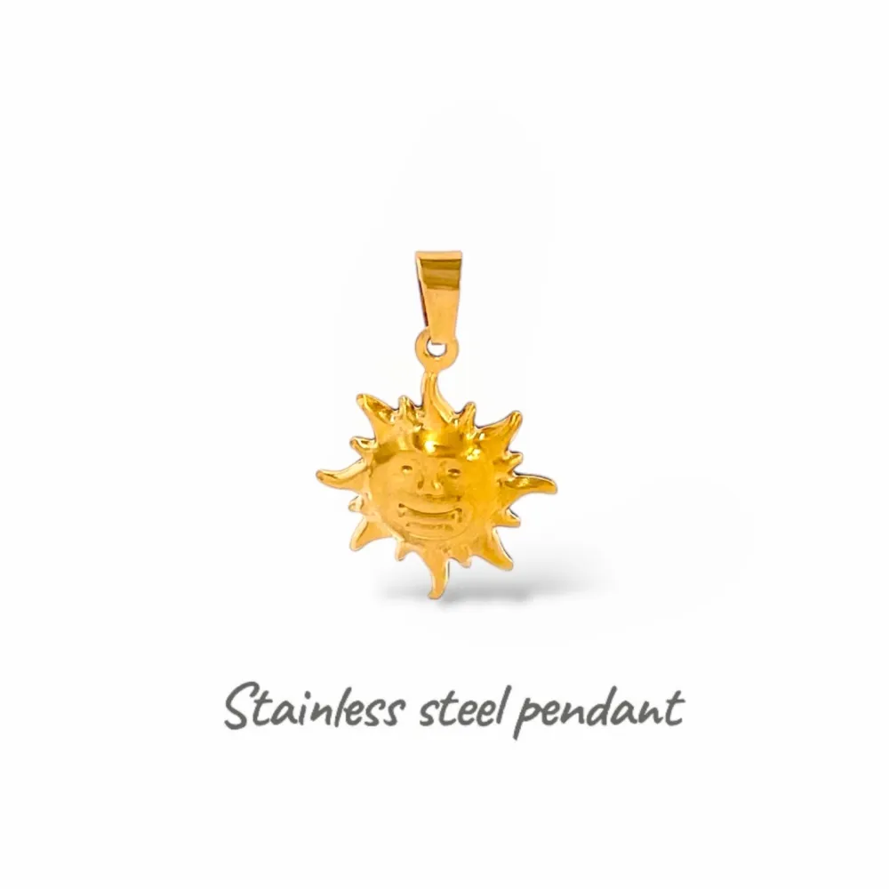 Sole-Ciondolo/Charms in Acciaio - DIY-413-63