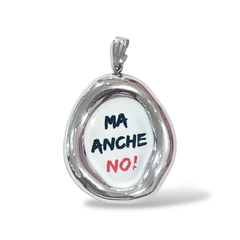 Ma anche No-Ciondolo/Charms in Acciaio - DIY-732-16