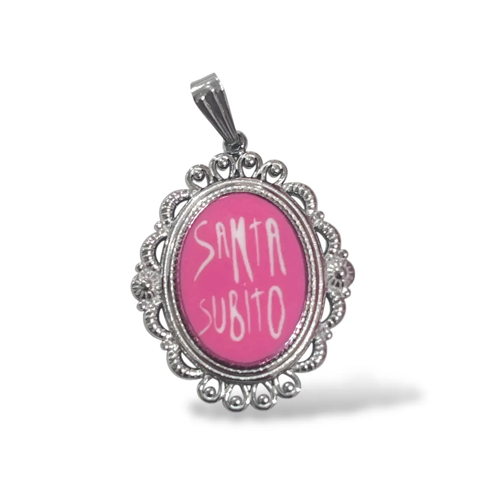 Santa subito-Ciondolo/Charms in Acciaio - DIY-732-17