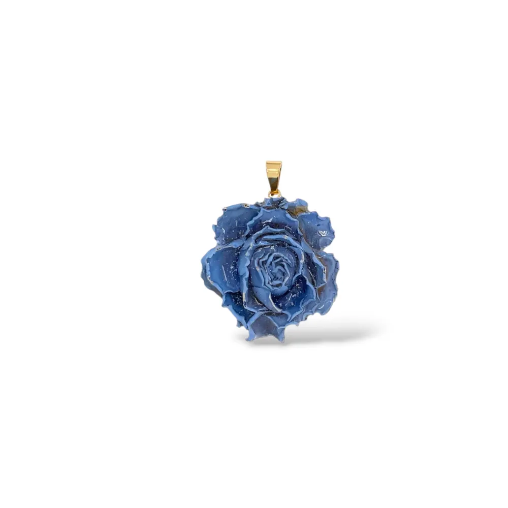 Rosa vero-Ciondolo/Charms in Acciaio - DIY-801-1