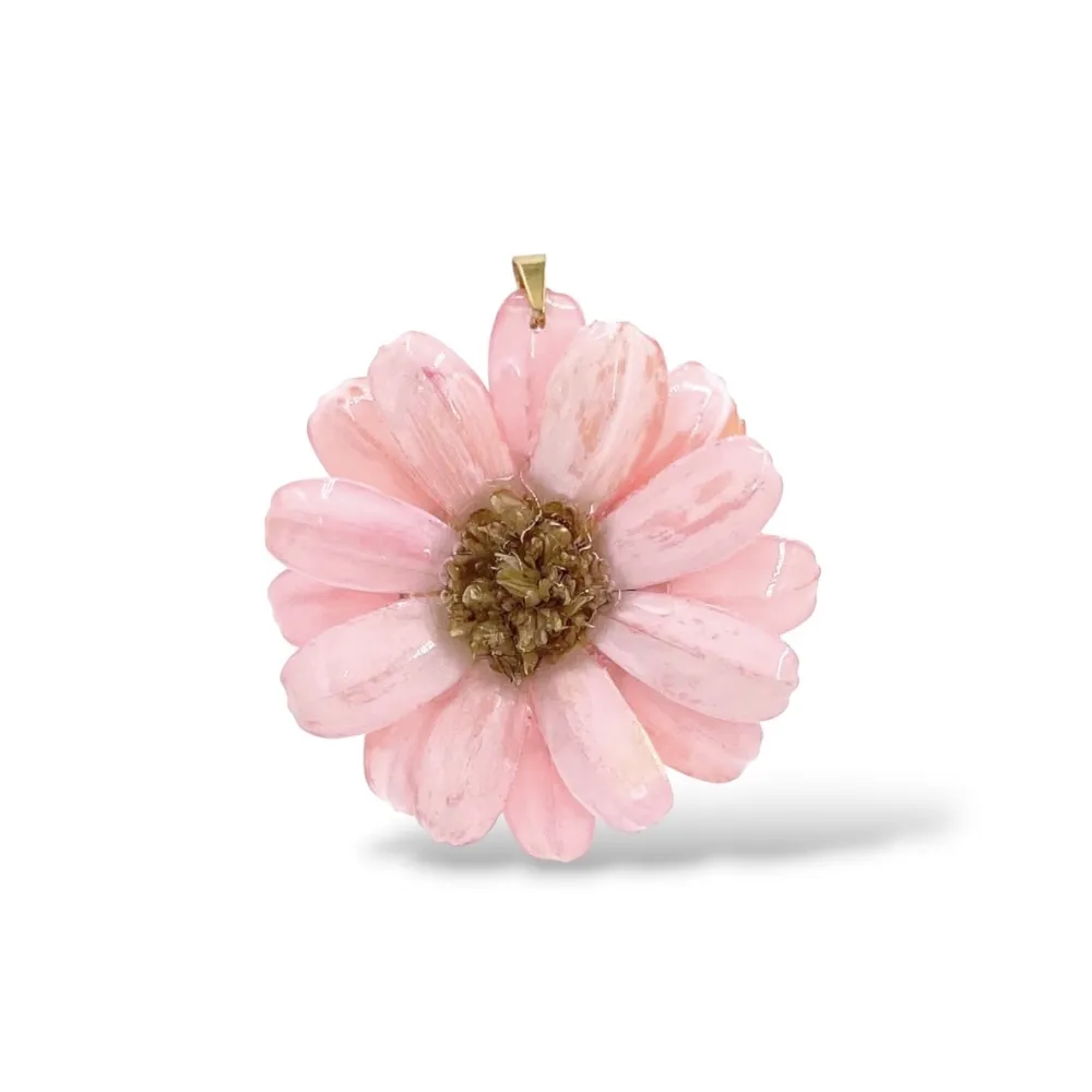 Fiore vero-Ciondolo/Charms in Acciaio - DIY-801-23