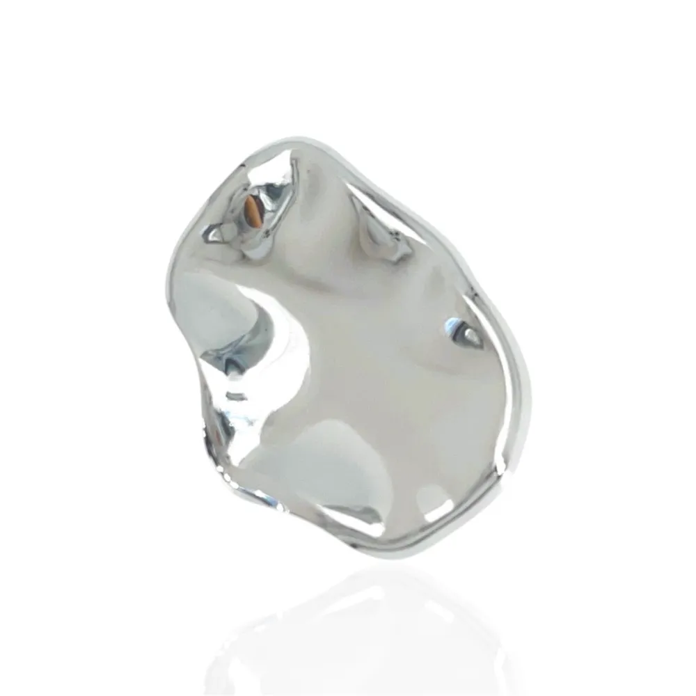 Cerchio -Spilla in Acciaio Liscio - SP-744-29 (Argento)