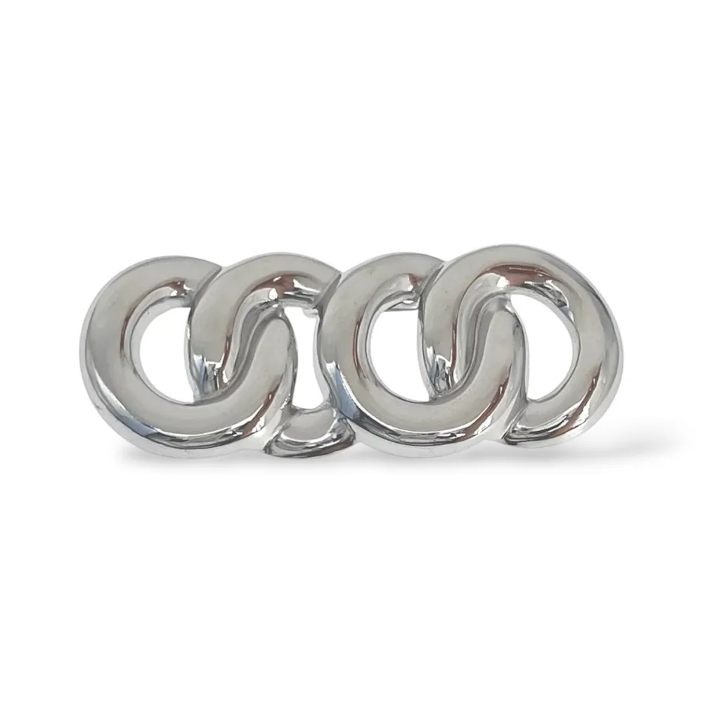 Cerchio-Spilla in Acciaio Liscio - SP-744-36 (Argento)