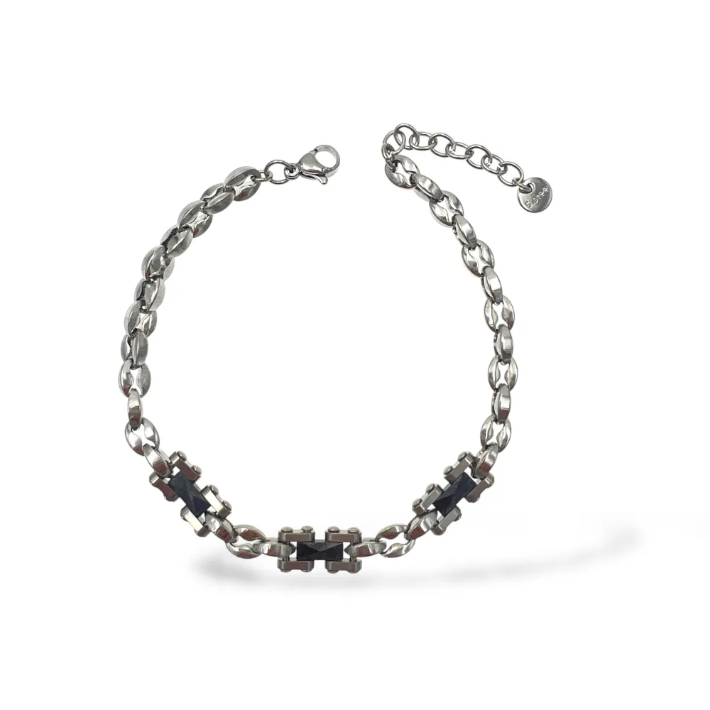 [BR-600-H443] Catena-Bracciale in Acciaio da Uomo - BR-600-H443