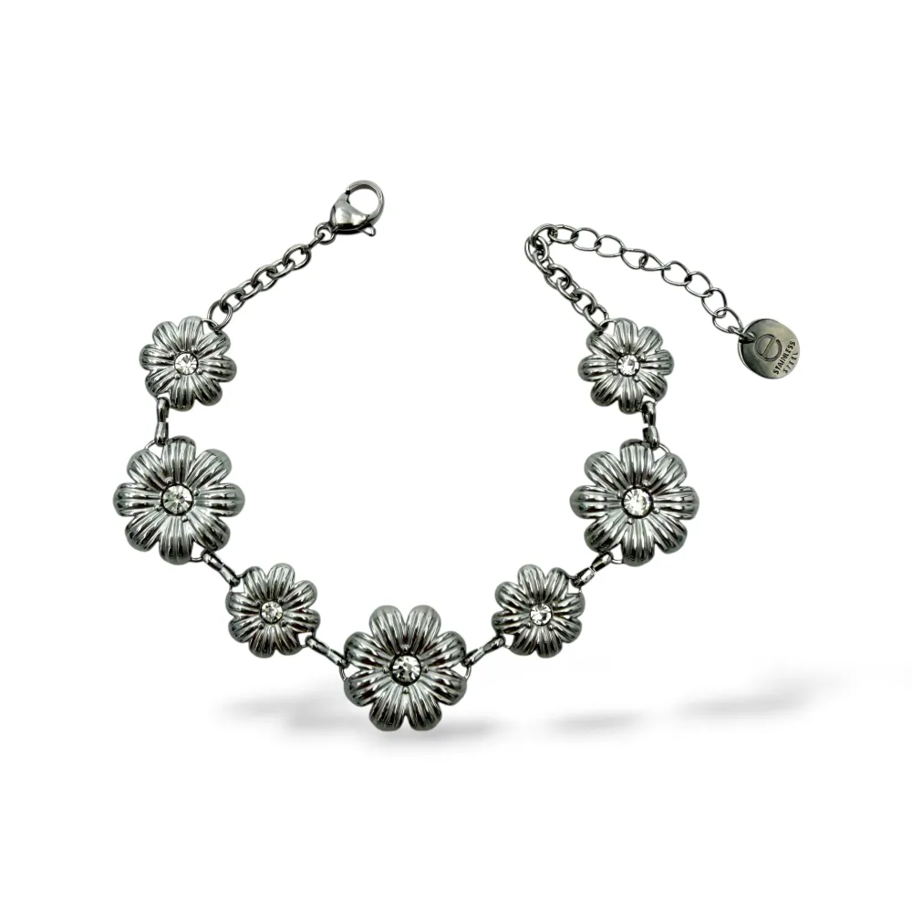 Girasole-Bracciale in Acciaio - BR-103-AA7448B