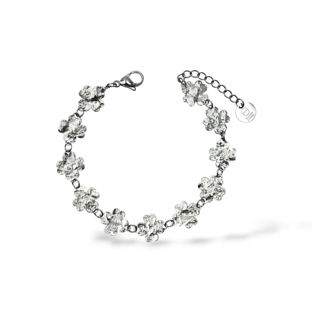 Quadrifoglio-Bracciale in Acciaio - BR-795-17230