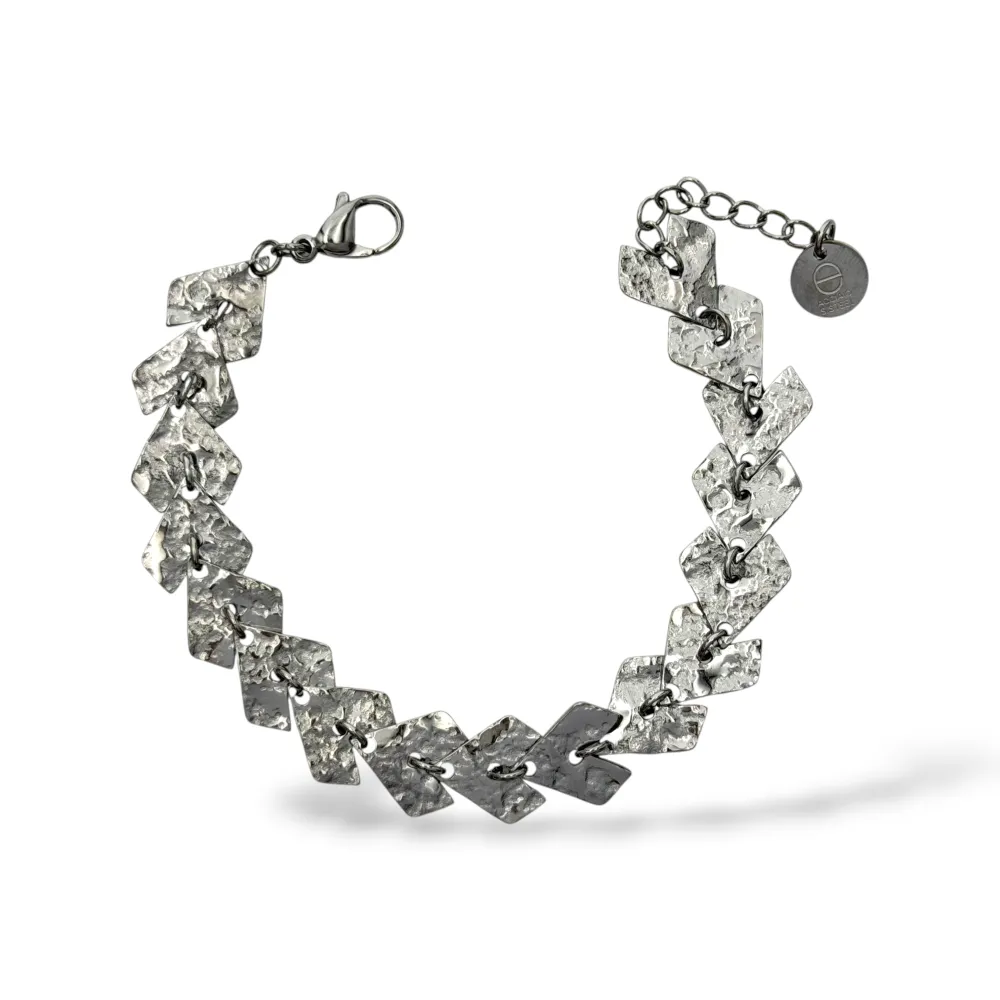 Cuore-Bracciale in Acciaio - BR-795-17236 (Argento)